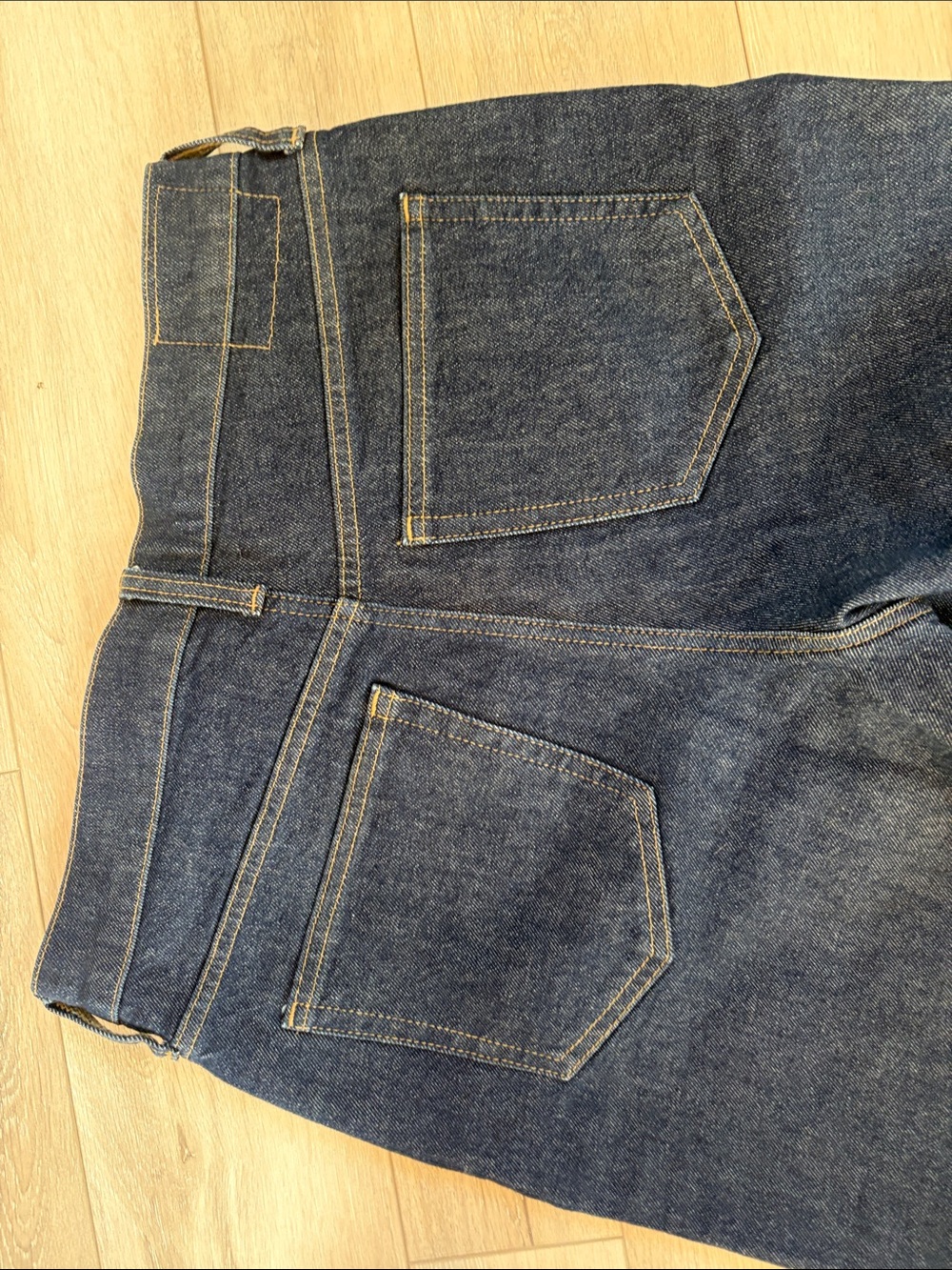 J. Crew Dark Blue Wide-Leg Jeans - Picture 3 of 3